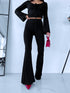 2in1 LUX set "SAVAGE ROSE" - black